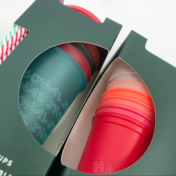 SOLDStarbucks Limited HolidayTumblerHotColdCupsSet - Picture 4 of 8